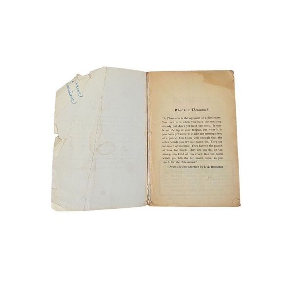 Rogets Pocket Thesaurus Pocket Books 1961 Paperback - Picture 7 of 13